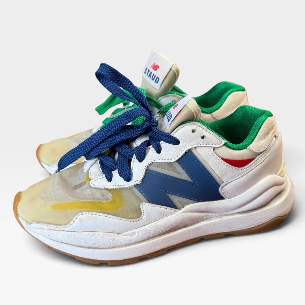New Balance STAUD x 57/40 White Blue Quartz Men’s Sz 7 / Women’s Sz 8.5 M5740SR - Picture 9 of 13